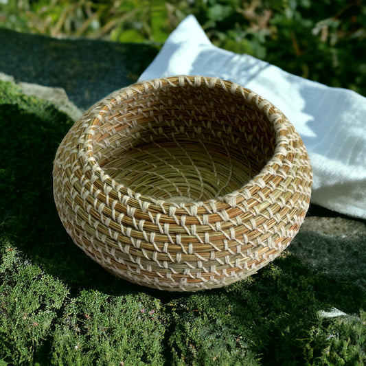 SOE Pine-needle Basket: Handwoven by SHG